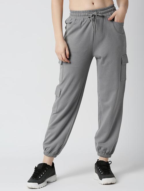 drawstring waist solid jogger - 18405757 - Very Small Image - 1