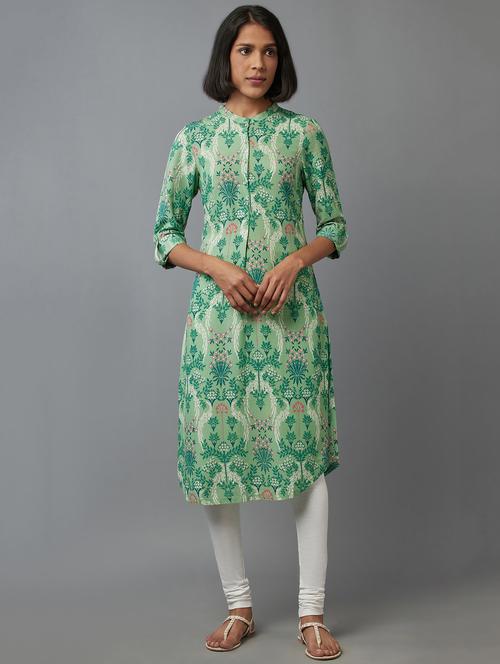 women's straight kurta - 18406024 - Very Small Image - 1
