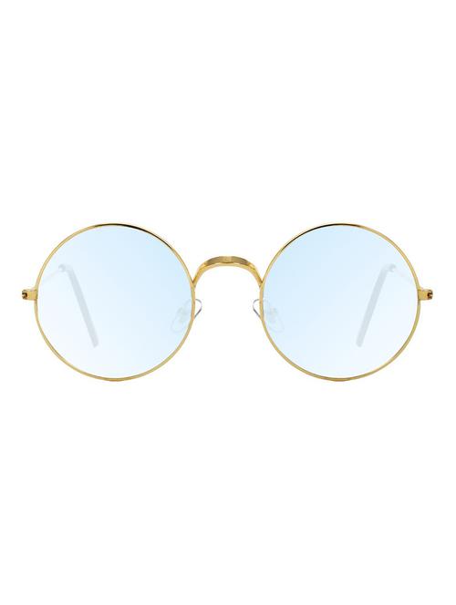 alfalah golden & blue metal round unisex sunglasses - 18406194 - Very Small Image - 1