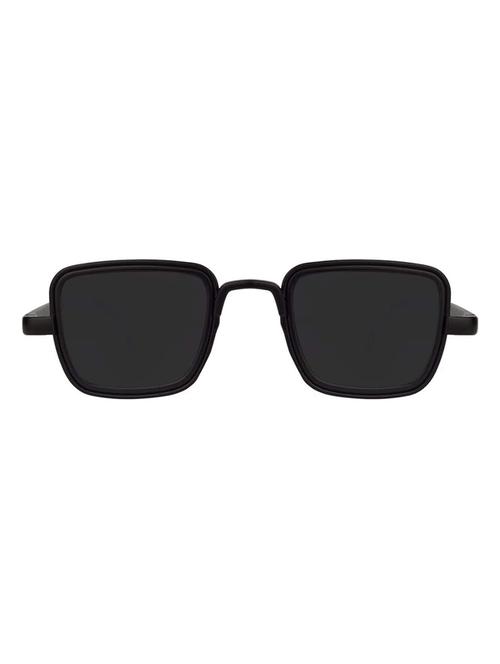alfalah black polycarbonate rectangular unisex sunglasses - 18406214 - Very Small Image - 1