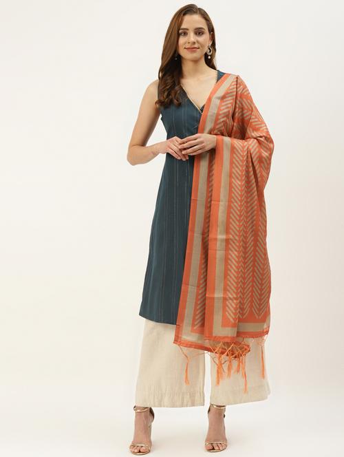 printed women dupatta - 18406396 - Very Small Image - 1