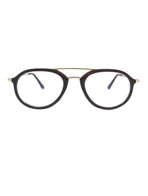 royalmede black & gold clear round metal unisex frame - 18407693 - Very Small Image - 1
