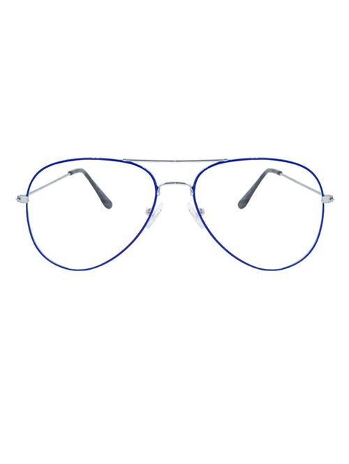 royalmede blue & silver clearaviator metal unisex frame - 18407722 - Very Small Image - 1
