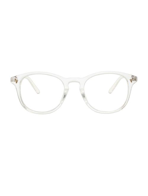 royalmede transparent clear round polycarbonate unisex frame - 18407724 - Very Small Image - 1