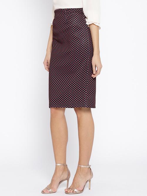 black polyester aline skirts - 18408585 - Very Small Image - 1
