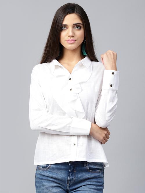 long sleeved solid regular top - 18408781 - Very Small Image - 1