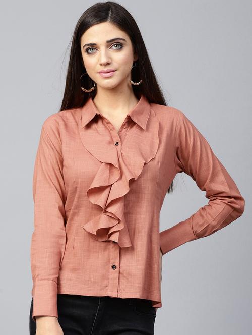 long sleeved solid regular top - 18408782 - Very Small Image - 1