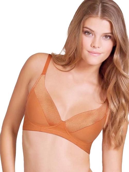 orange solid t-shirt bra - 18409646 - Very Small Image - 1