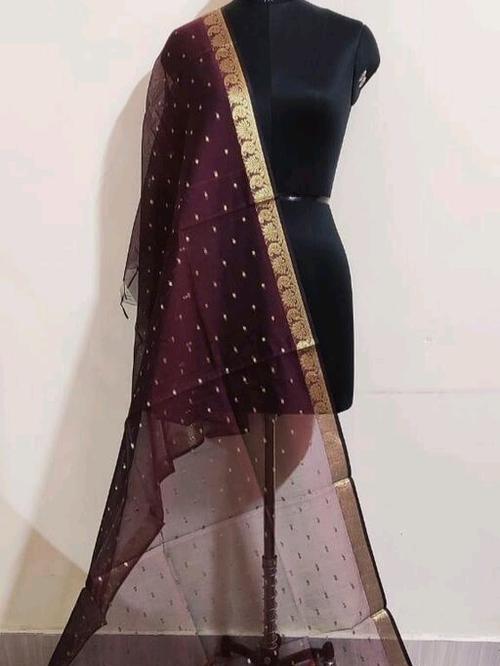 light weight zari chunri dupatta - 18409967 - Very Small Image - 1