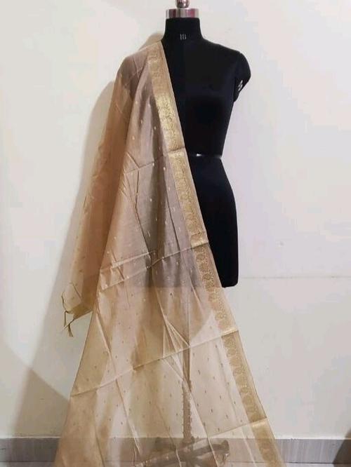 light weight zari chunri dupatta - 18409969 - Very Small Image - 1