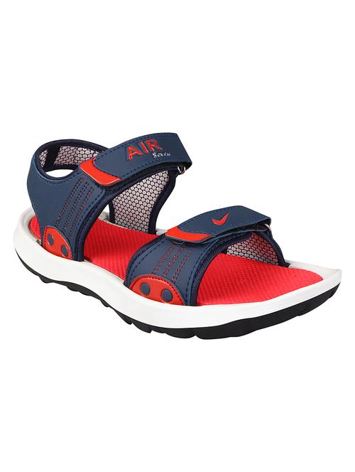 red leatherette back strap sandals - 18410396 - Very Small Image - 1