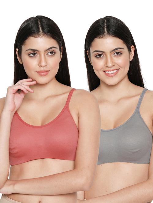 set of 2 solid t-shirt bra - 18411510 - Very Small Image - 1