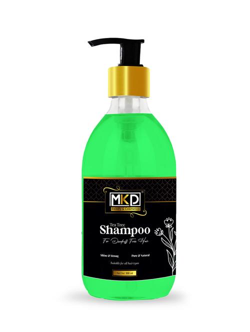 tea tree shampoo 300 ml cream bottle all hair type - 18411579 - Very Small Image - 1