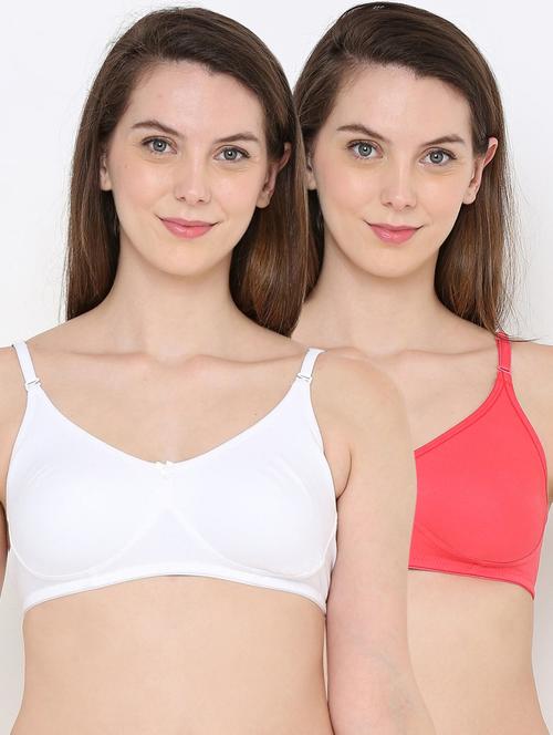 set of 2 solid regular bra - 18412295 - Very Small Image - 1