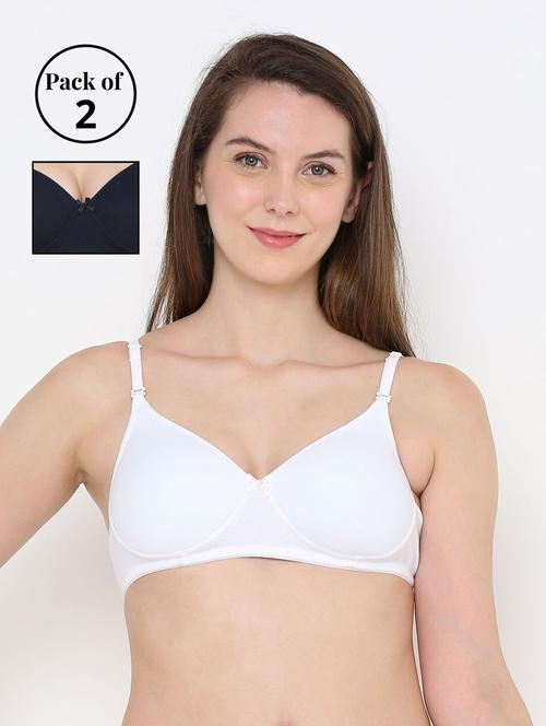 pack of 2 solid t-shirt bra - 18412385 - Very Small Image - 1