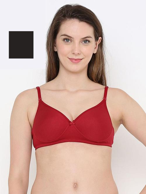 pack of 2 solid t-shirt bra - 18412387 - Very Small Image - 1