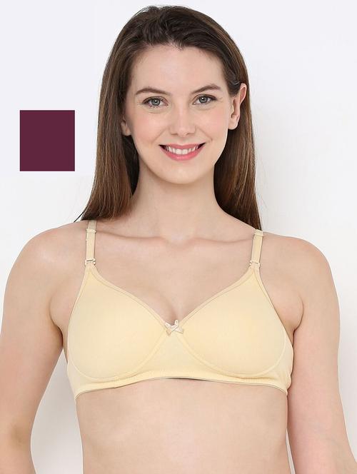 pack of 2 solid t-shirt bra - 18412404 - Very Small Image - 1