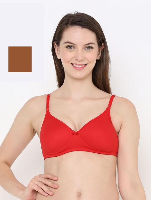 pack of 2 solid t-shirt bra - 18412405 - Very Small Image - 1