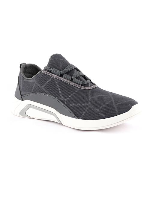 grey mesh laceup sports shoes - 18412502 - Very Small Image - 1