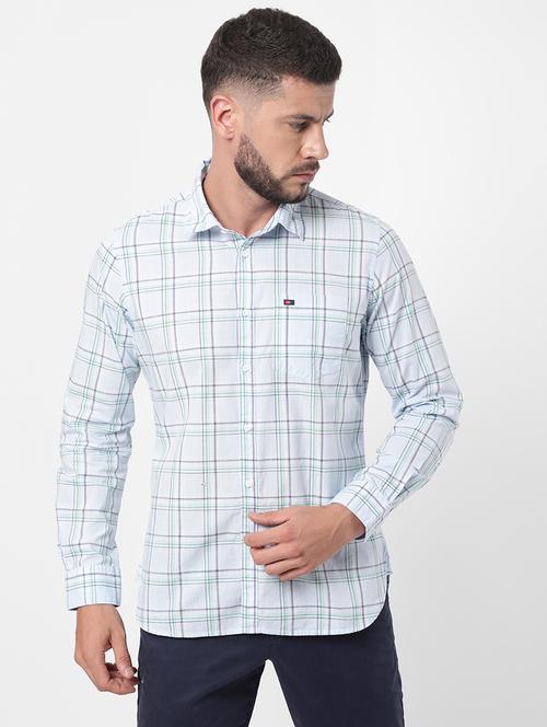 mens checks casual shirt - 18412656 - Very Small Image - 1
