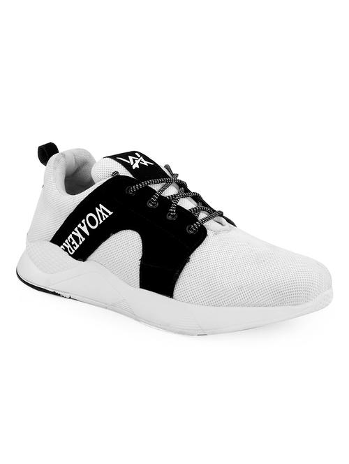 white lace up sport shoe - 18413148 - Very Small Image - 1