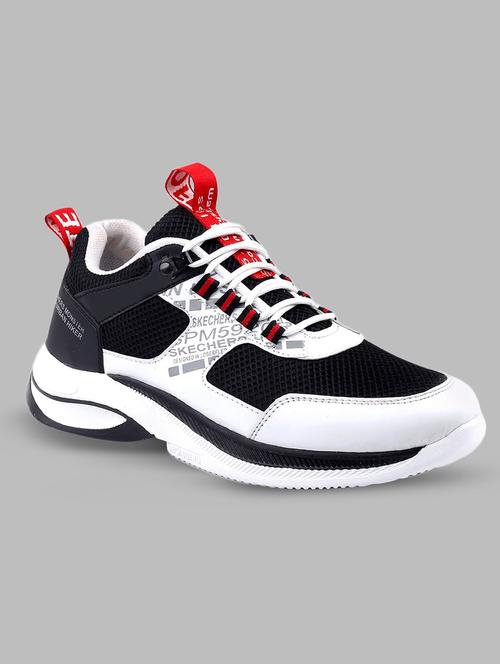 white lace up sport shoe - 18413193 - Very Small Image - 1