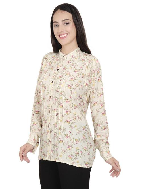 long sleeved floral shirt - 18413300 - Very Small Image - 1
