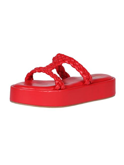 red leather ethnic sandals - 18413390 - Very Small Image - 1