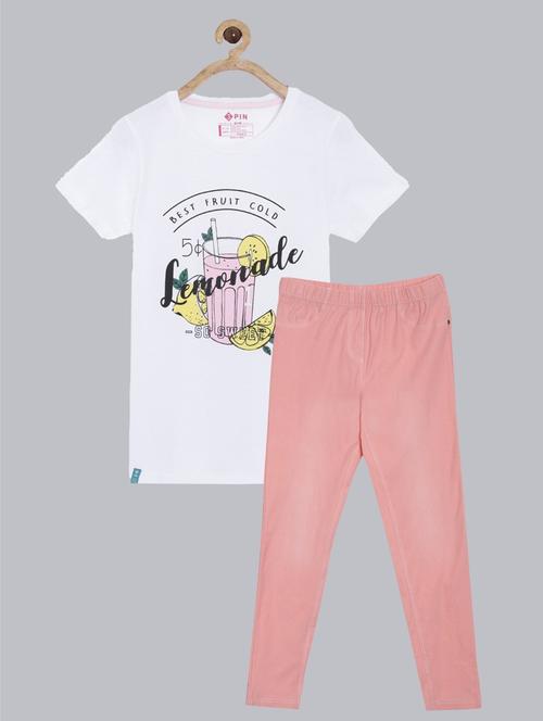 round neck printed full length set - 18414128 - Very Small Image - 1