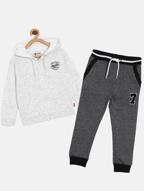 hooded neck solid full length set - 18414209 - Very Small Image - 1