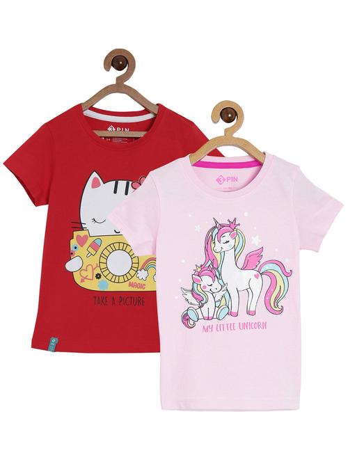 pack of 2 printed tee - 18414332 - Very Small Image - 1