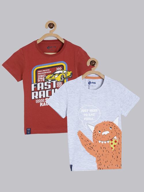 pack of 2 graphic t-shirt - 18414501 - Very Small Image - 1