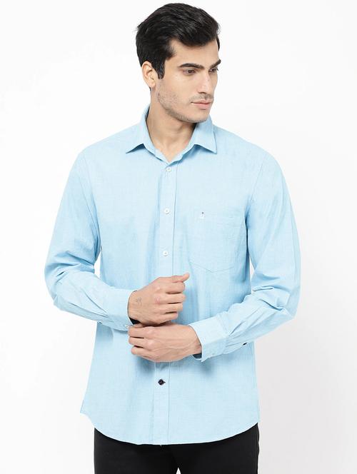 mens solid casual shirt - 18414848 - Very Small Image - 1