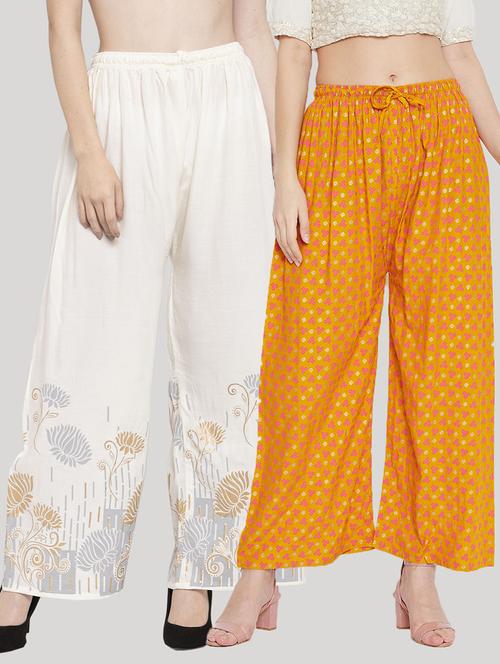 pack of 2 printed palazzo - 18414998 - Very Small Image - 1