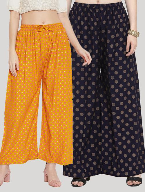 set of 2 pcs printed palazzo - 18415065 - Very Small Image - 1