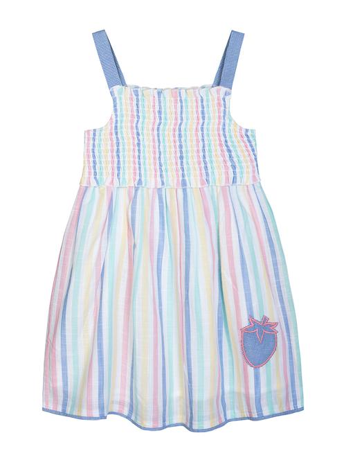 girls shoulder strap sleeveless frock - 18417286 - Very Small Image - 1