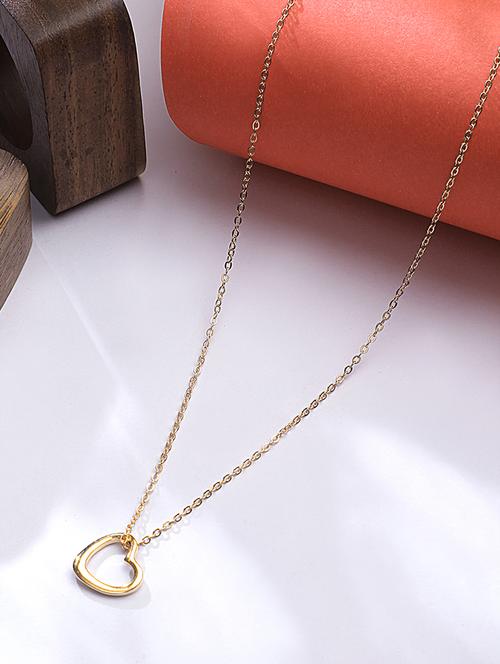golden heart necklace - 18417297 - Very Small Image - 1