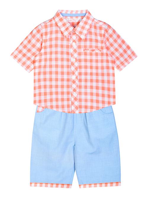 orange checkered twin set - 18417830 - Very Small Image - 1