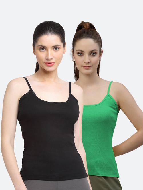 pack of 2 solid camisoles - 18418098 - Very Small Image - 1