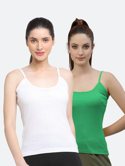 pack of 2 solid camisoles - 18418112 - Very Small Image - 1