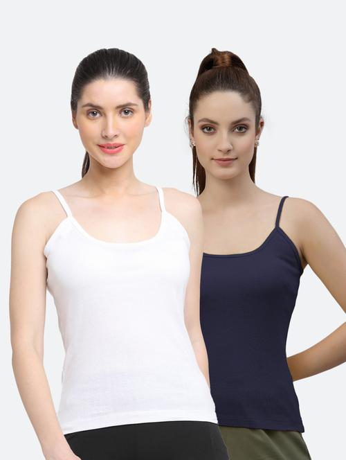 pack of 2 solid camisoles - 18418116 - Very Small Image - 1