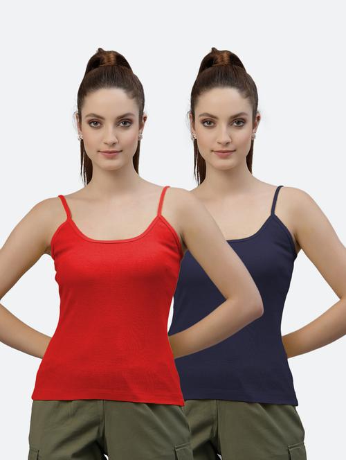 pack of 2 solid camisoles - 18418129 - Very Small Image - 1