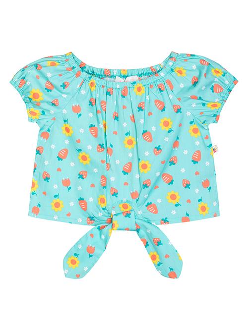 girls round neck top - 18418169 - Very Small Image - 1