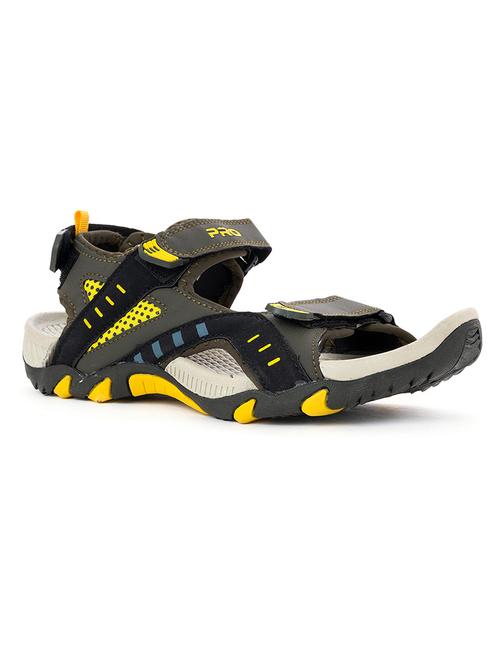 gold synthetic & mesh back strap floaters - 18418221 - Very Small Image - 1