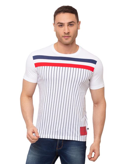 white printed t-shirt - 18418422 - Very Small Image - 1