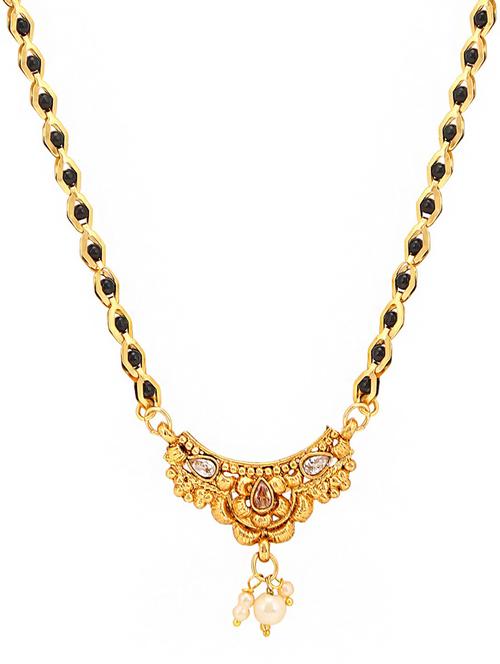 gold metal mangalsutra - 18418642 - Very Small Image - 1