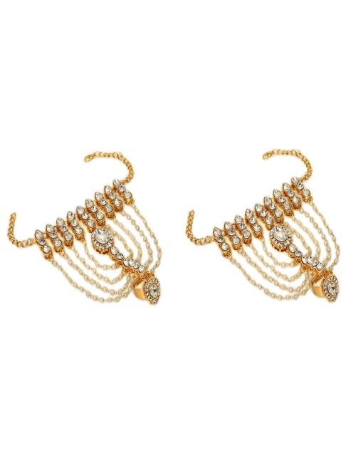 gold plated anklet set - 18418667 - Very Small Image - 1