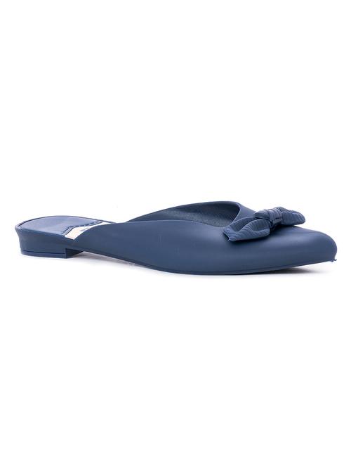 navy pvc slip on sandals - 18418934 - Very Small Image - 1