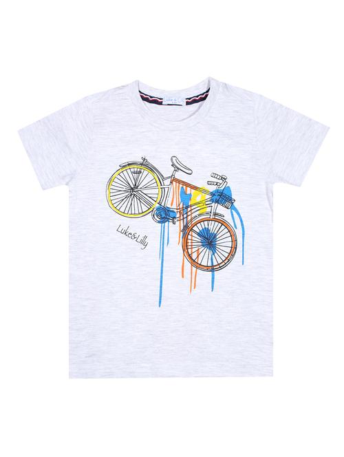 grey printed t-shirt - 18418993 - Very Small Image - 1