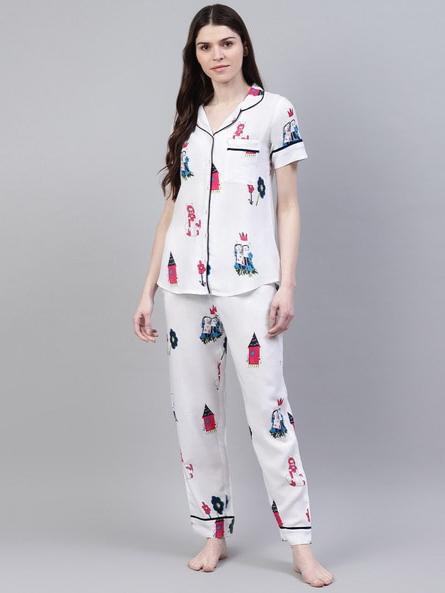 ladies nightwear set - 18419947 - Very Small Image - 1